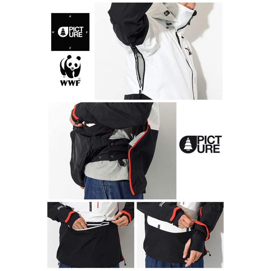 PICTURE EXPEDITION LINEスノーボードジャケットWWFコラボ POLeRと 