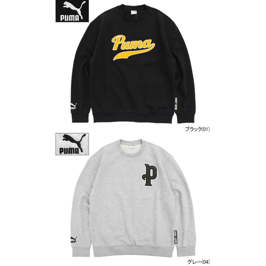 PUMA プーマ トレーナー メンズ チーム クルー スウェット 限定 PUMA プーマ トレーナー メンズ チーム クルー スウェット 限定