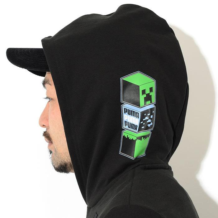 プーマ パーカー プルオーバー PUMA メンズ マインクラフト コラボ (PUMA×MINECRAFT Pullover Hoodie マイクラ スウェット トップス 534376)｜icefield｜07