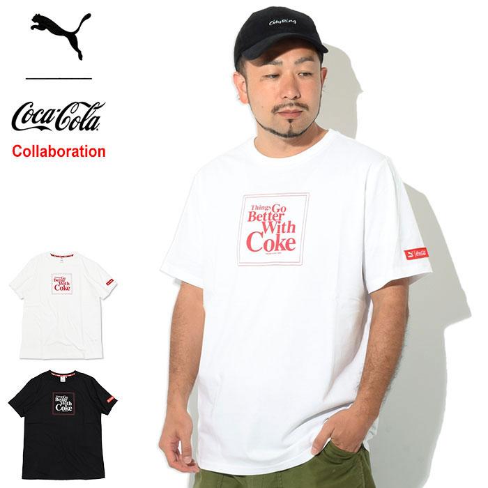 PUMA（プーマ） Tシャツ 半袖 メンズ コカコーラ グラフィック コラボ