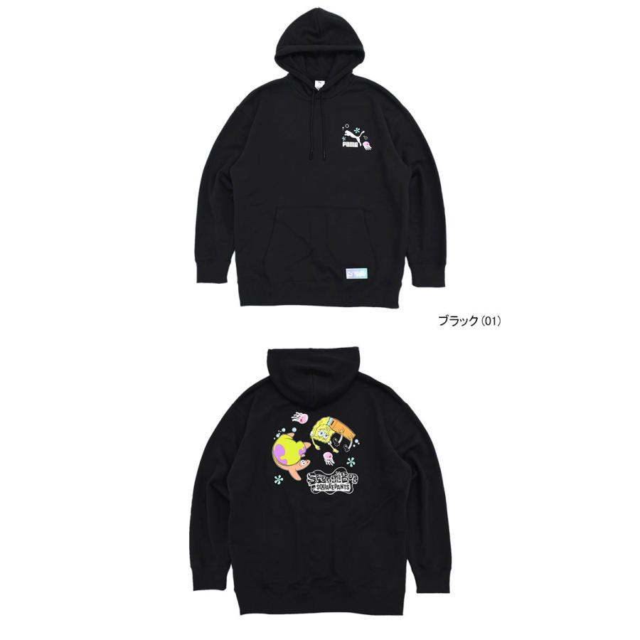 PUMA プーマ パーカー プルオーバー メンズ スポンジボブ グラフィック 