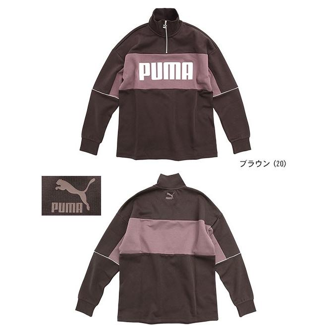 プーマ トレーナー PUMA メンズ レトロ ハーフ ジップ タートルネックシャツ 限定(Retro Half Zip Turtleneck Shirt Limited 577676)｜icefield｜02