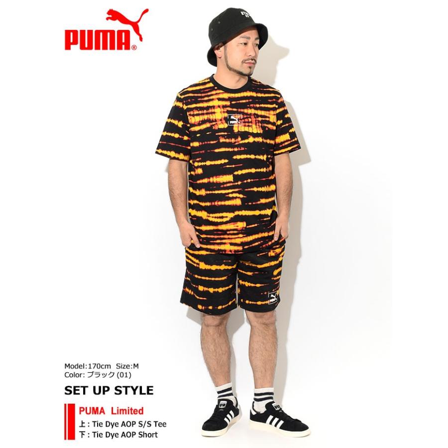 PUMA タイダイプリント シャツ&ショーツ XL PUMA タイダイプリント シャツ&ショーツ XL PUMA_X_SAYSKY_T