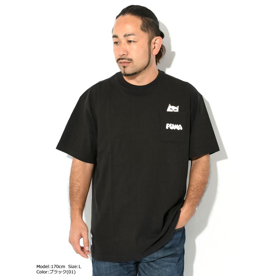 PUMA プーマ Tシャツ 半袖 メンズ リップンディップ ポケット