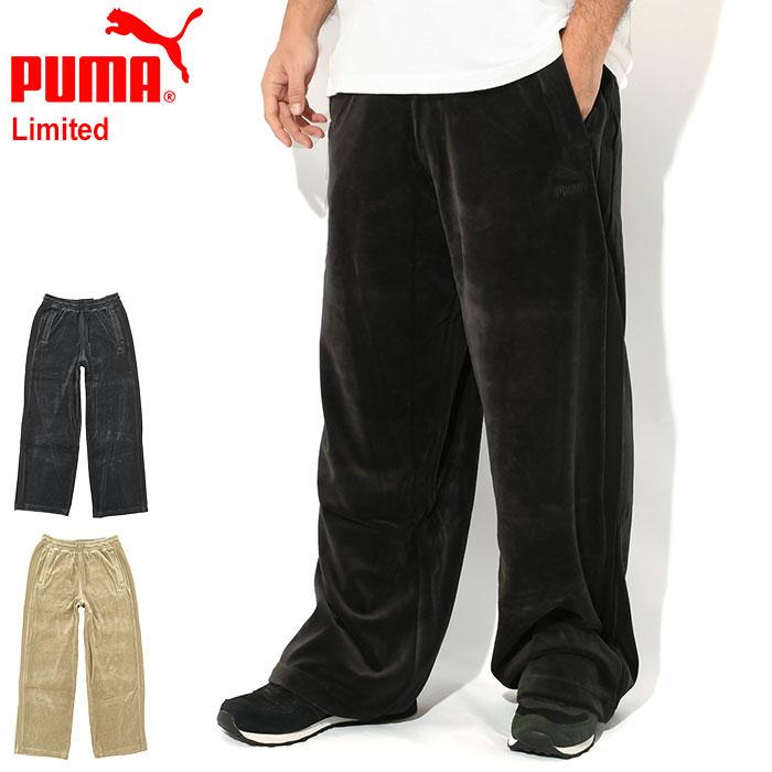 PUMA プーマ パンツ メンズ T7 オーバーサイズ ベロア トラック PUMA プーマ パンツ メンズ T7 オーバーサイズ ベロア トラック