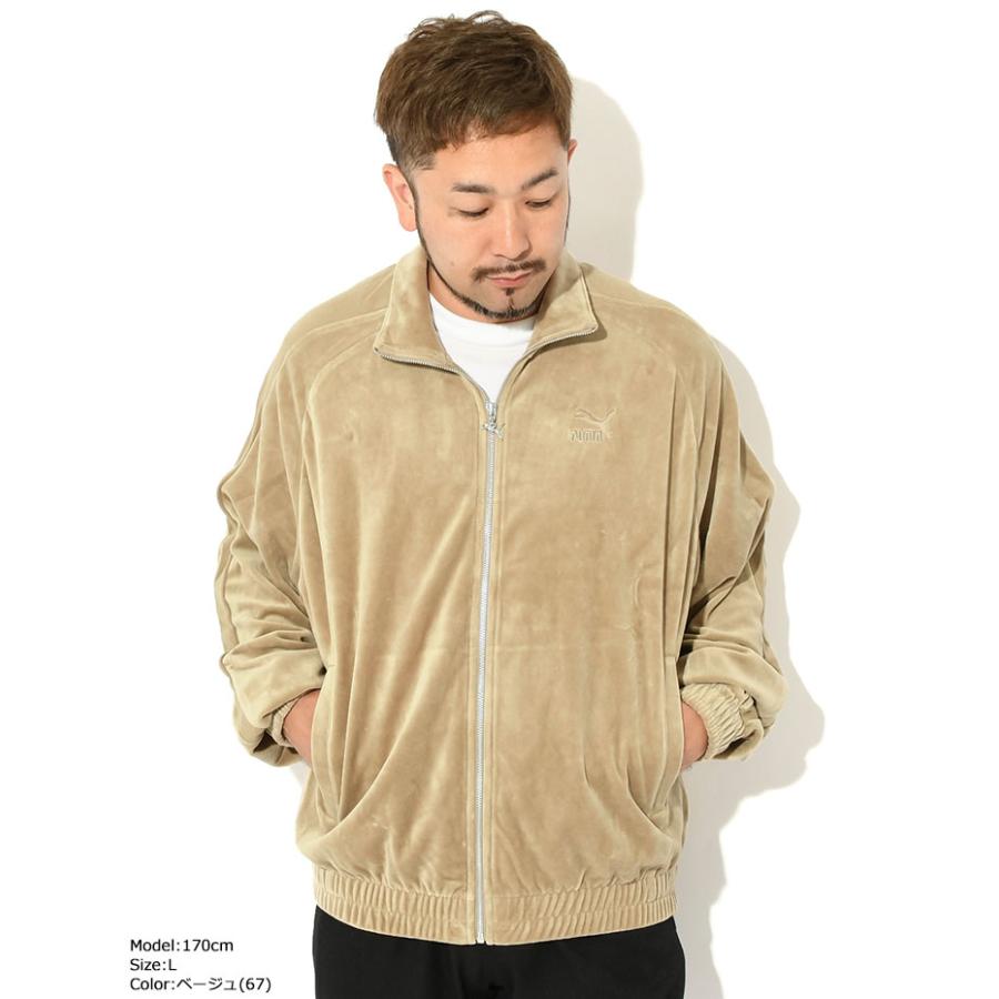 PUMA プーマ ジャケット メンズ T7 オーバーサイズ ベロア PUMA プーマ ジャケット メンズ T7 オーバーサイズ ベロア