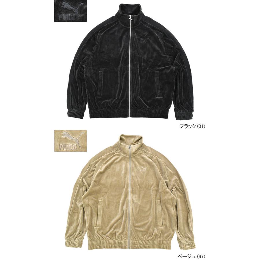 PUMA プーマ ジャケット メンズ T7 オーバーサイズ ベロア PUMA プーマ ジャケット メンズ T7 オーバーサイズ ベロア