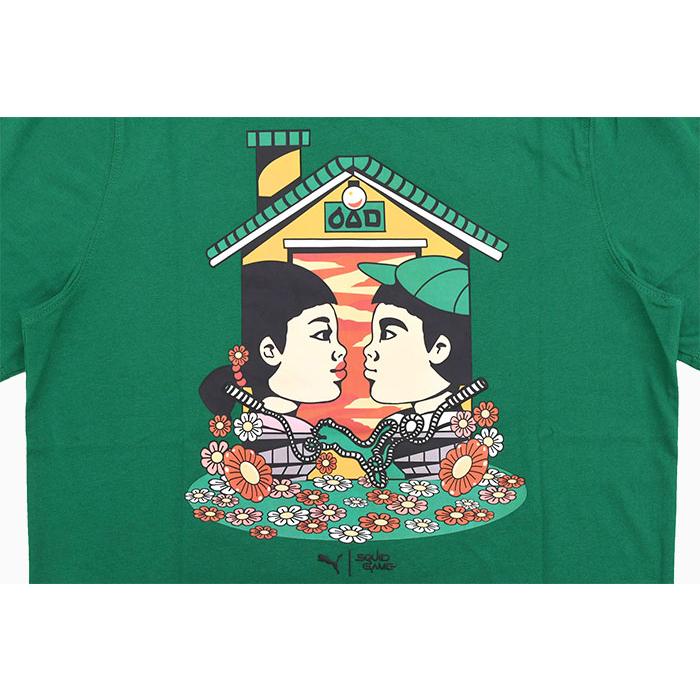 PUMA（プーマ） Tシャツ 半袖 メンズ イカゲーム グラフィック コラボ