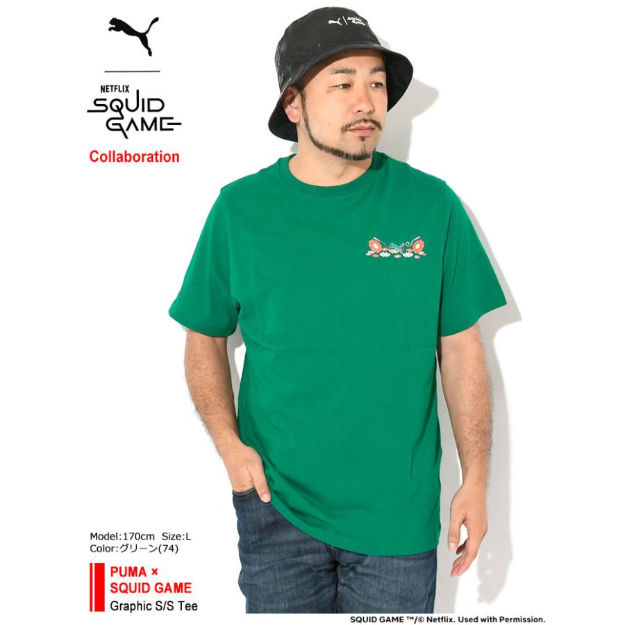 PUMA プーマ Tシャツ 半袖 メンズ イカゲーム グラフィック