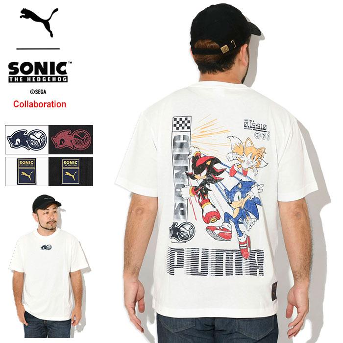 PUMA プーマ Tシャツ 半袖 メンズ ソニック ザ ヘッジホッグ