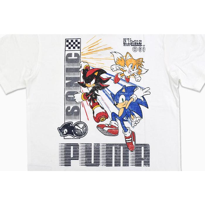 PUMA プーマ Tシャツ 半袖 メンズ ソニック ザ ヘッジホッグ