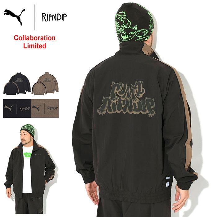 【新品激レア】RIPN DIP×PUMA プーマ ツイルシャツジャケット XL PUMA（プーマ）の「PUMA/プーマ×RIPNDIP/リップンディップ AOP