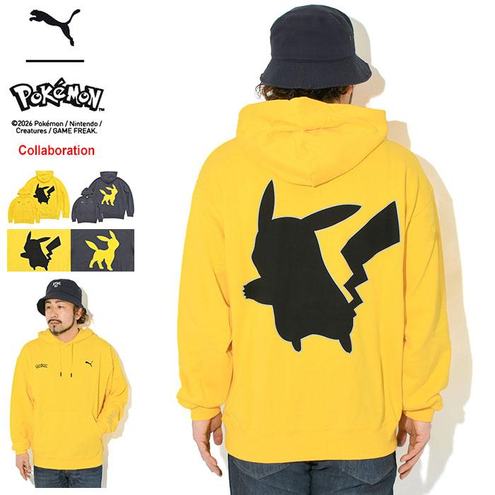 PUMA（プーマ） パーカー プルオーバー メンズ ポケモン リラックス