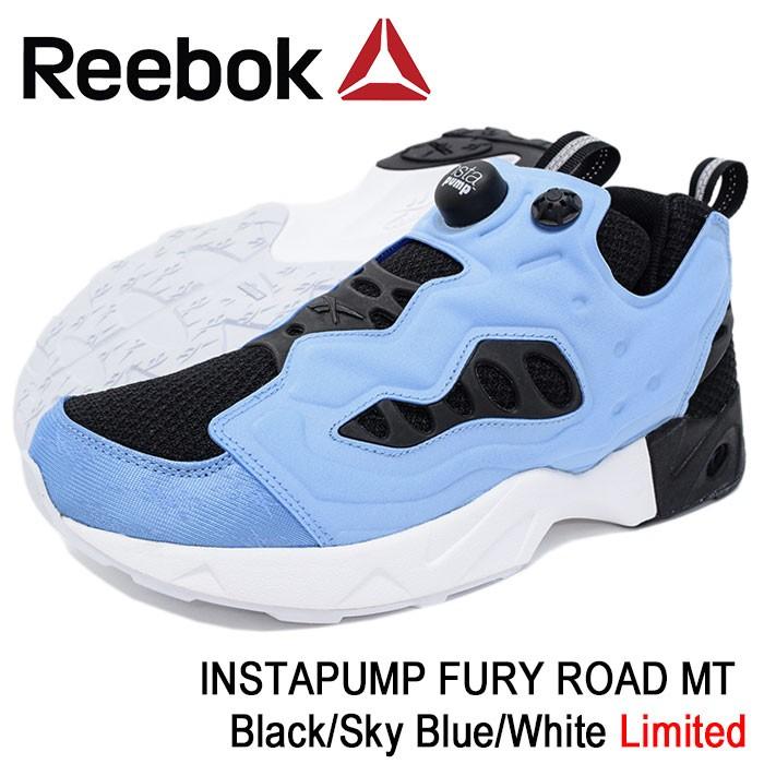 リーボック Reebok スニーカー メンズ 男性用 インスタポンプ フューリー ロード Mt Black Sky Blue White 限定 Instapump Fury 1498 Ice Field 通販 Paypayモール