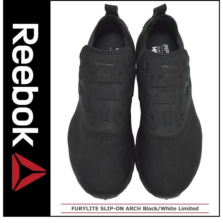 リーボック Reebok スニーカー メンズ 男性用 フューリーライト スリッポン アーチ Black White 限定 Furylite Slip On Arch Limited 3081 Ice Field 通販 Paypayモール