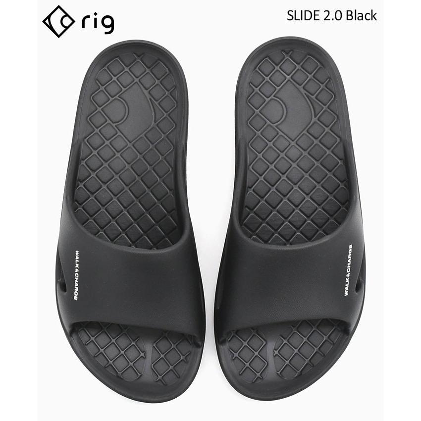 rig リグ サンダル レディース & メンズ スライド 2.0 Black rig リグ サンダル レディース & メンズ スライド 2.0 Black