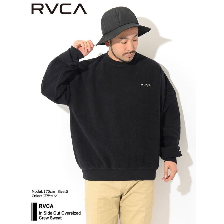 ルーカ トレーナー RVCA メンズ イン サイド アウト オーバーサイズ 
