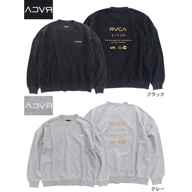 ルーカ トレーナー RVCA メンズ イン サイド アウト オーバーサイズ クルー スウェット(In Side Out Oversized Crew Sweat AJ042-008)｜icefield｜06