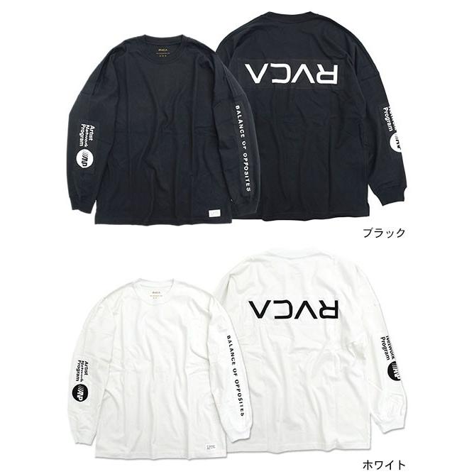 RVCA（ルーカ） Tシャツ 長袖 メンズ パッチ ルーカ(Patch RVCA L/S