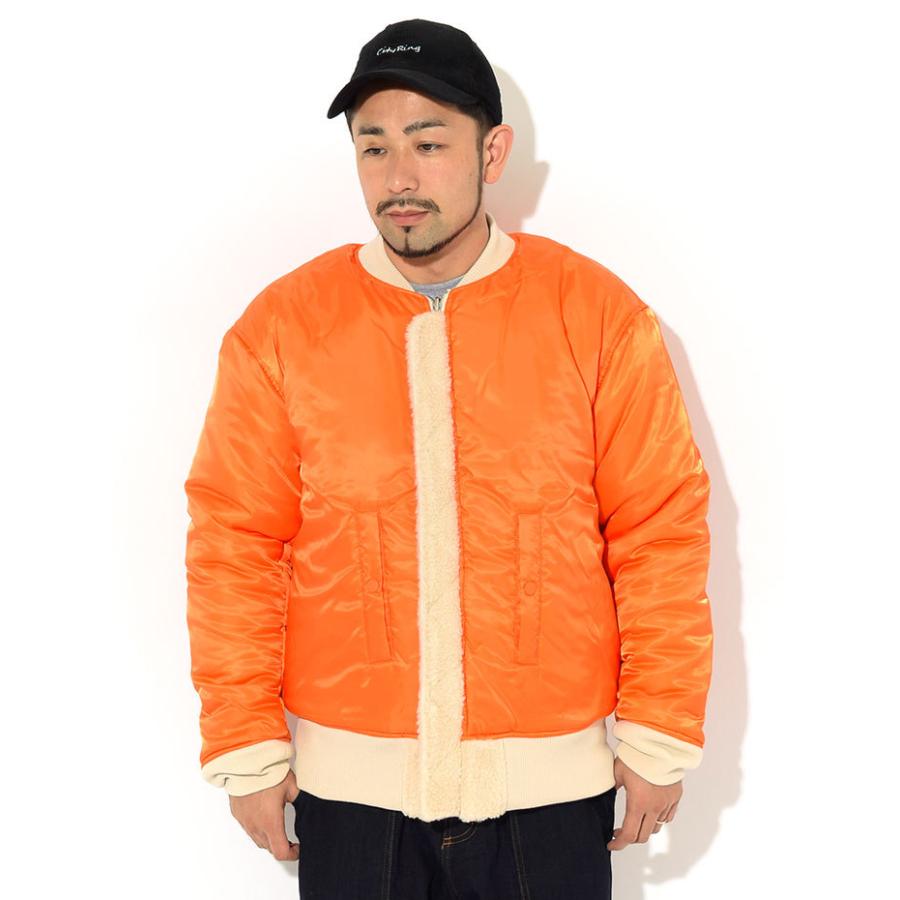 RVCA リバーシブル　ジャケット ホワイト　オレンジ　ボア　XS RVCA リバーシブル ジャケット ホワイト オレンジ ボア XS-在庫一掃処分