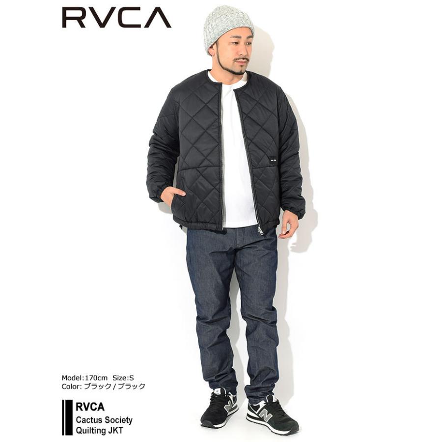 ルーカ ジャケット Rvca メンズ カクタス ソサエティー キルティング Cactus Society Quilting Jkt リバーシブル 中綿 アウター Ba042 767 Ice Field 通販 Paypayモール