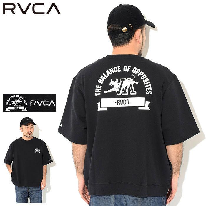 ルーカ トレーナー 半袖 RVCA メンズ チャンプ クルー スウェット ビッグシルエット 88%OFF Sweat Crew 76％以上節約 Chump BC041-003 オーバーサイズ S