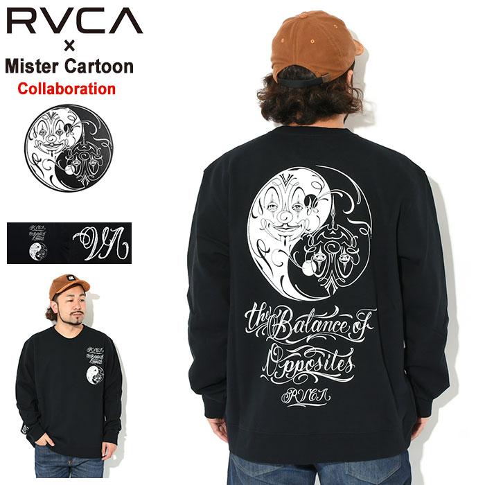 RVCA ルーカ トレーナー メンズ ミスター カートゥーン インヤン RVCA ルーカ トレーナー メンズ ミスター カートゥーン インヤン