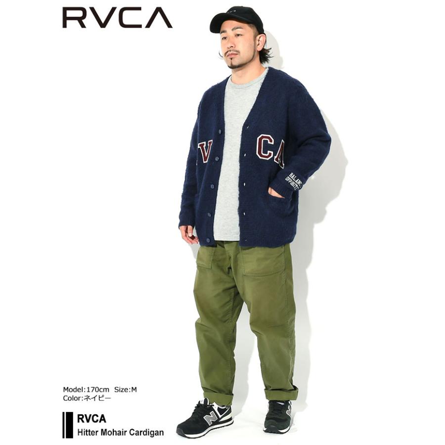 RVCA（ルーカ） カーディガン メンズ ヒッター モヘヤ ( Hitter Mohair 
