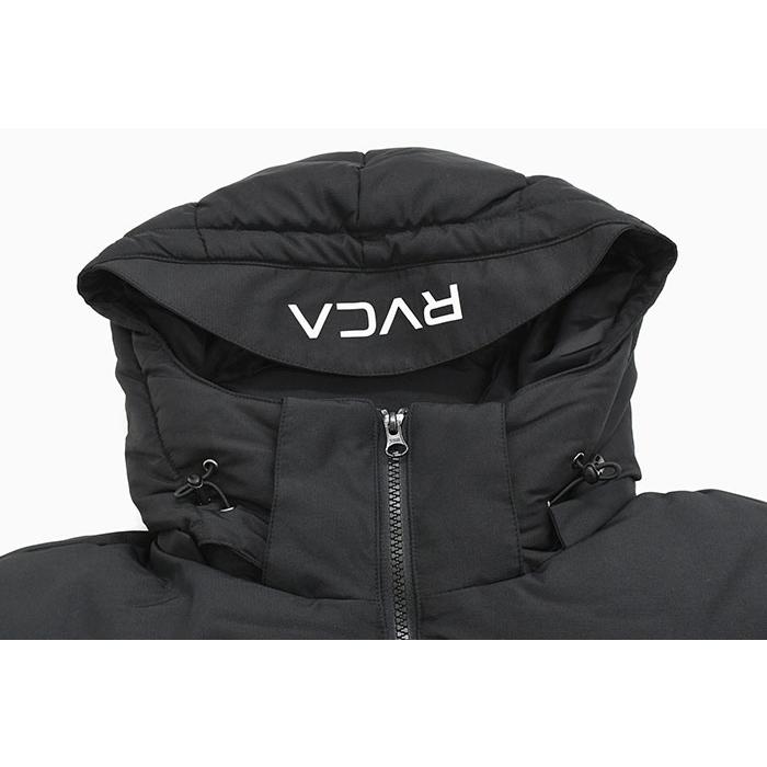 RVCA ルーカ ジャケット メンズ バイザー フーデッド パファー
