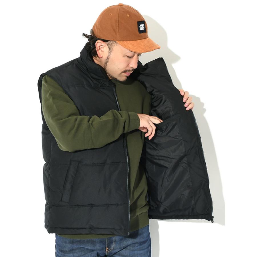 RVCA ルーカ ジャケット メンズ バイザー フーデッド パファー