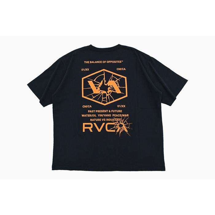 RVCA（ルーカ） Tシャツ 半袖 メンズ T ON HI VIS ブランク ( T ON HI