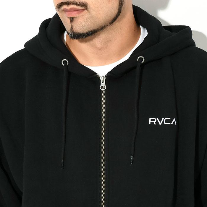 RVCA ルーカ パーカー ジップアップ メンズ フェイク ルーカ