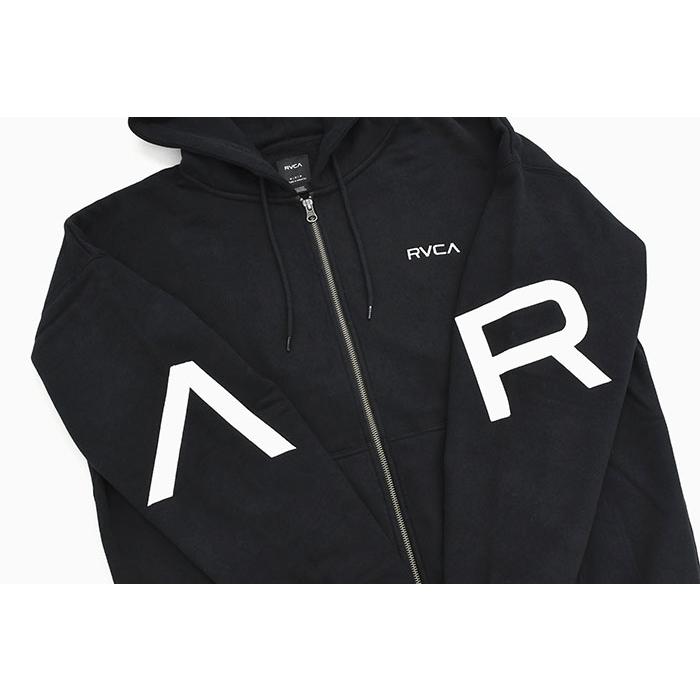 RVCA ルーカ パーカー ジップアップ メンズ フェイク ルーカ