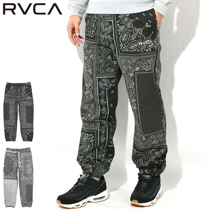 RVCA（ルーカ） パンツ メンズ パッチワーク バンダナ スウェット