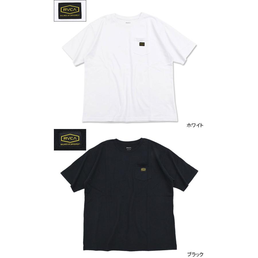 RVCA（ルーカ） Tシャツ 半袖 メンズ アメリカーナ ラベル ポケット