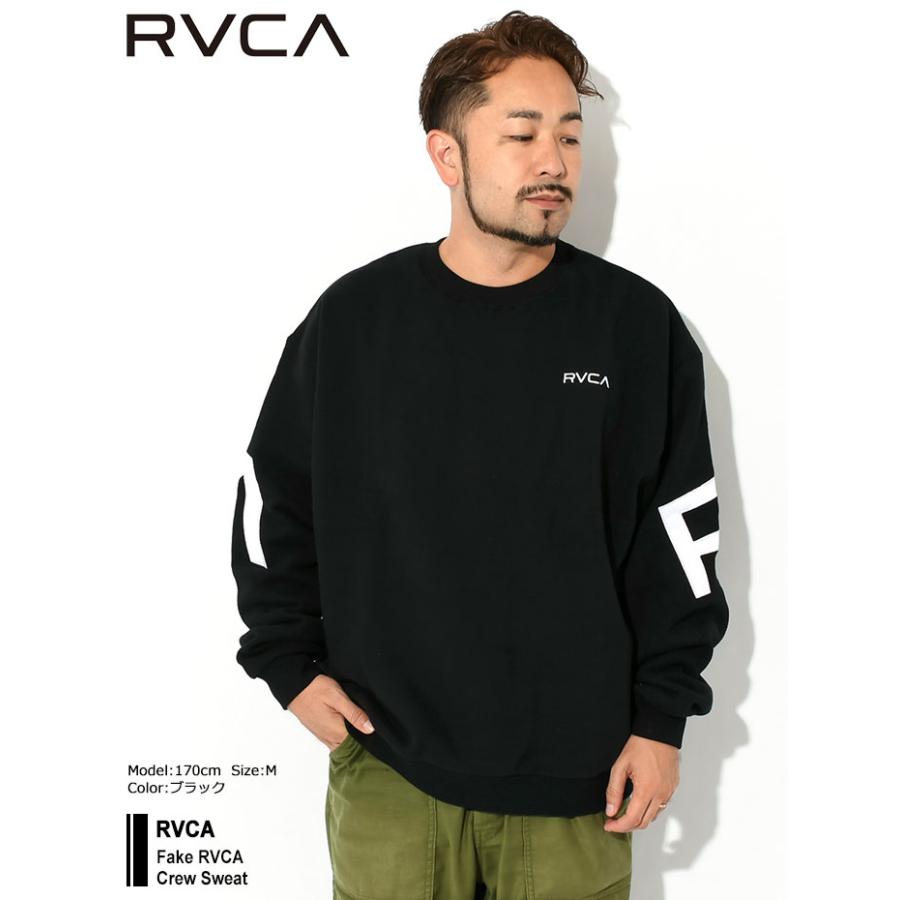 RVCA ルーカ トレーナー メンズ フェイク クルー スウェット