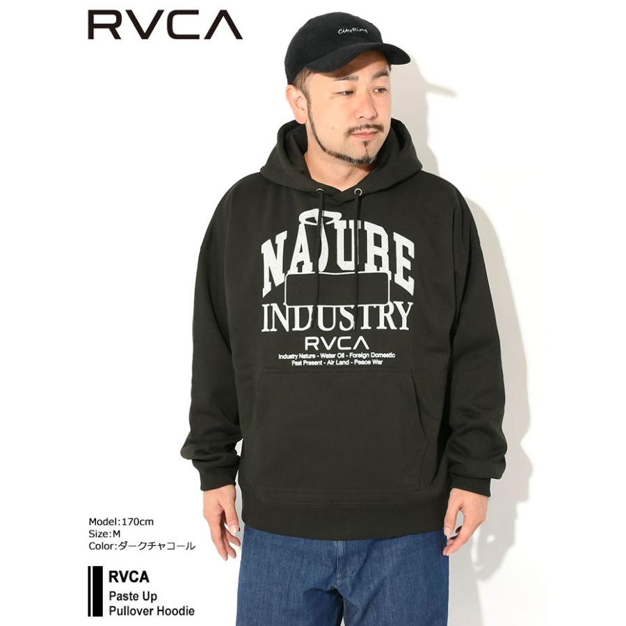 RVCA（ルーカ） パーカー プルオーバー メンズ ペースト アップ 