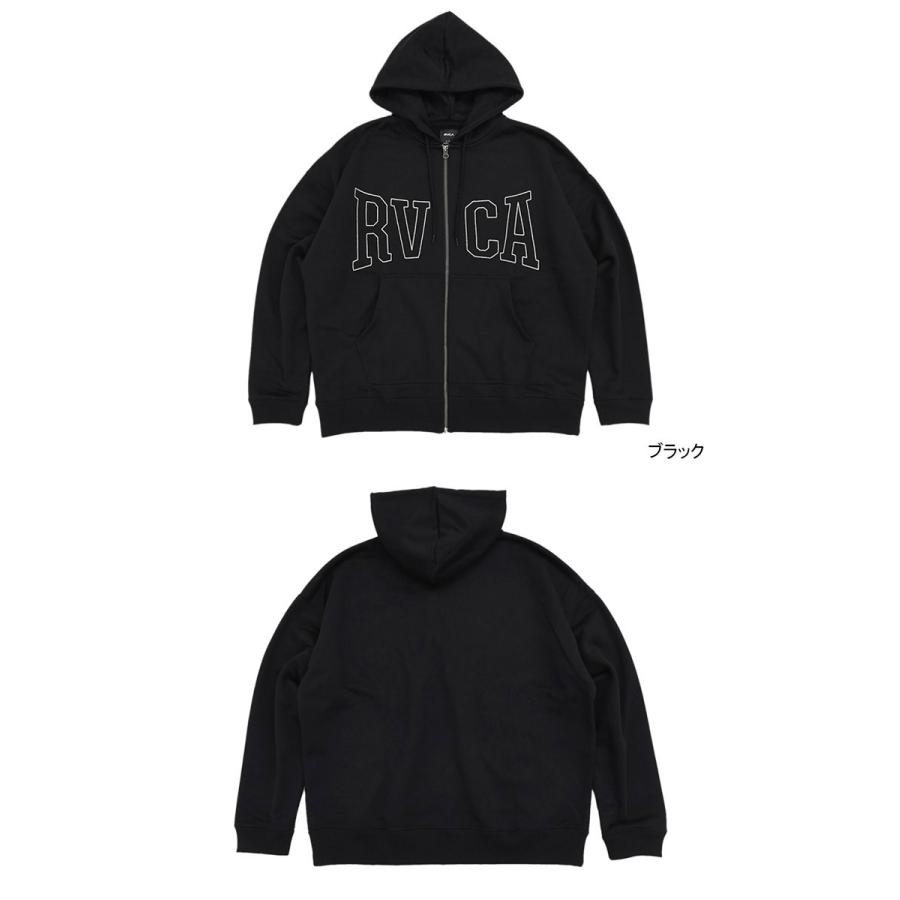 ステッカー付き ルーカ ARCH RVCA ビッグシルエット ブラックS RVCA（ルーカ） パーカー メンズ スウェット ブランド フード付き
