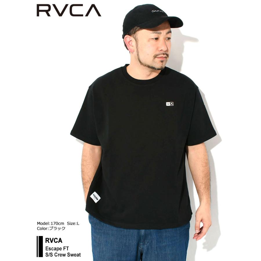 RVCA（ルーカ） トレーナー 半袖 メンズ エスケープ FT クルー