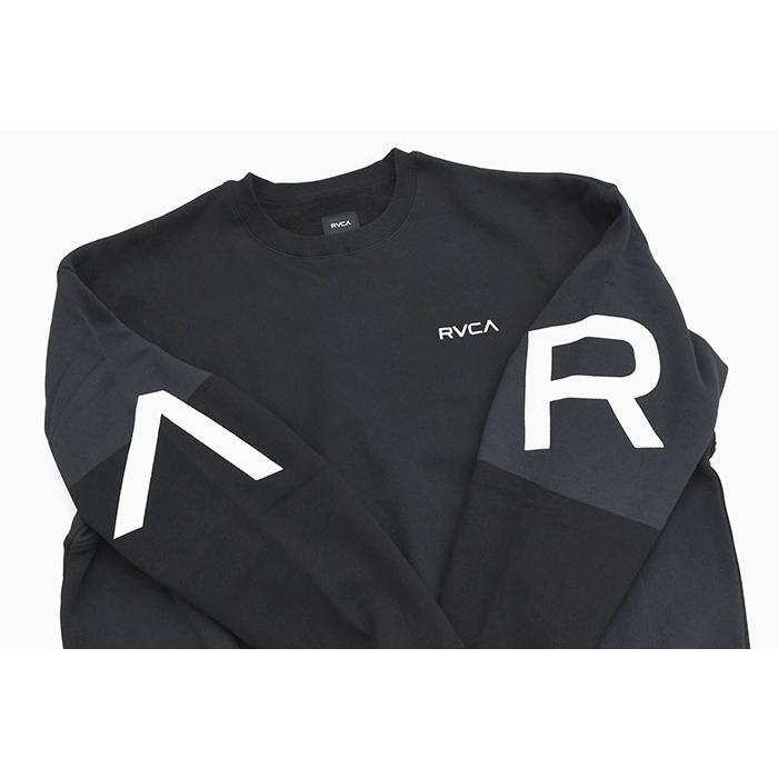 RVCA（ルーカ） トレーナー メンズ フェード バック サイド アーチ