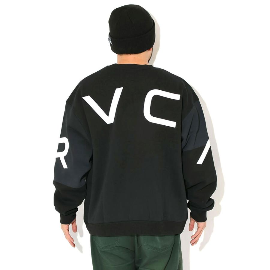 RVCA（ルーカ） トレーナー メンズ フェード バック サイド アーチ