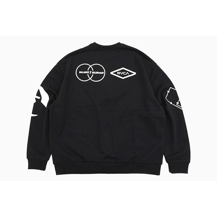 RVCA（ルーカ） トレーナー メンズ スタックハウス クルー スウェット 