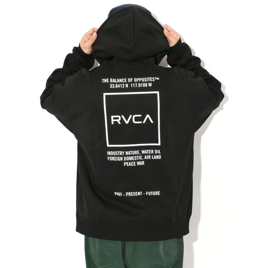 2018FW最新 BOX RVCA ルーカエンブロイダリープルオーバー グレーS RVCA（ルーカ） パーカー ジップアップ メンズ ニュー ボックス WRWB