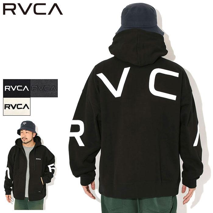 RVCA（ルーカ） パーカー ジップアップ メンズ アーチ バック サイド