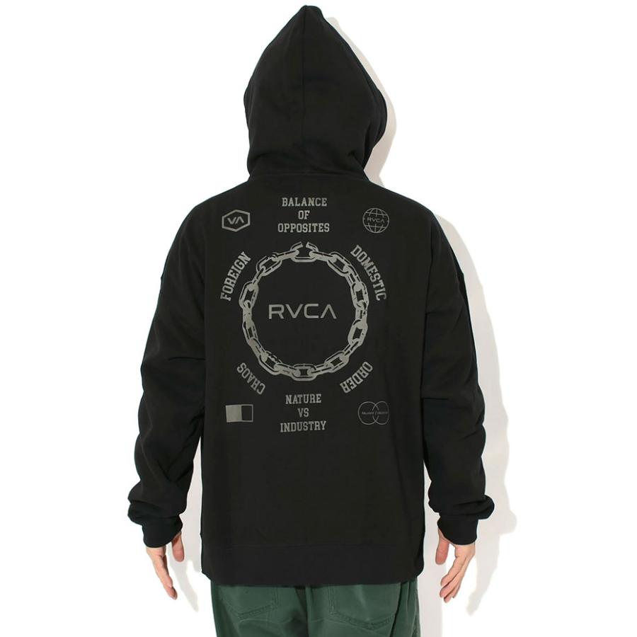 RVCA（ルーカ） パーカー ジップアップ メンズ メタル アージー