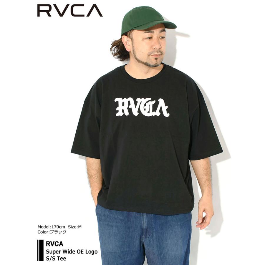 RVCA（ルーカ） Tシャツ 半袖 メンズ スーパー ワイド OE ロゴ ( Super