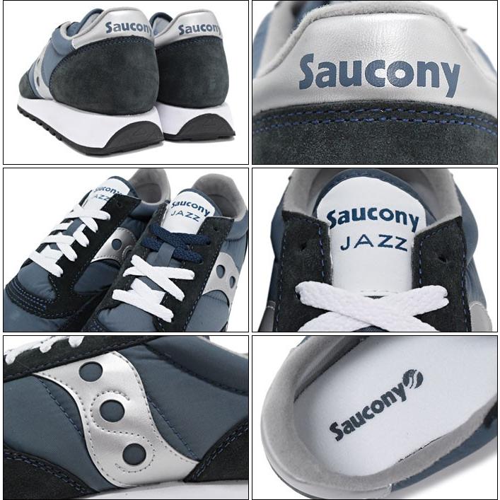 サッカニー Saucony スニーカー メンズ 男性用 ジャズ オリジナル Navy/Silver(SAUCONY 2044-2 JAZZ  ORIGINAL)
