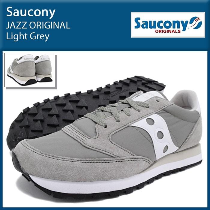 サッカニー Saucony スニーカー メンズ 男性用 ジャズ オリジナル Light Grey(SAUCONY S2044-355 JAZZ ORIGINAL)｜icefield