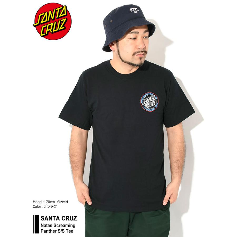 サンタクルーズ Tシャツ 半袖 SANTA CRUZ メンズ ナタス スクリーミング パンサー ( Natas Screaming Panther S/S Tee カットソー トップス 44156044 )[M便 1/1]｜icefield｜03