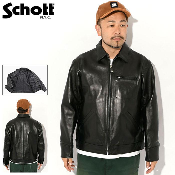 Schott N.Y.C ショット ジャケット メンズ レザー トラッカー